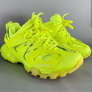 Balenciaga Kids Vibrant Lime Sneakers